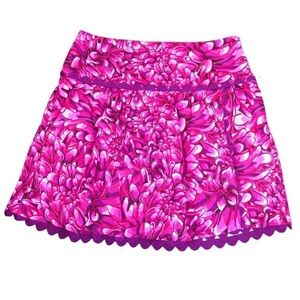 Kika Vargas for Target Bright Floral Mum Faux Wrap Mini Skirt, NWOT - Size 0
